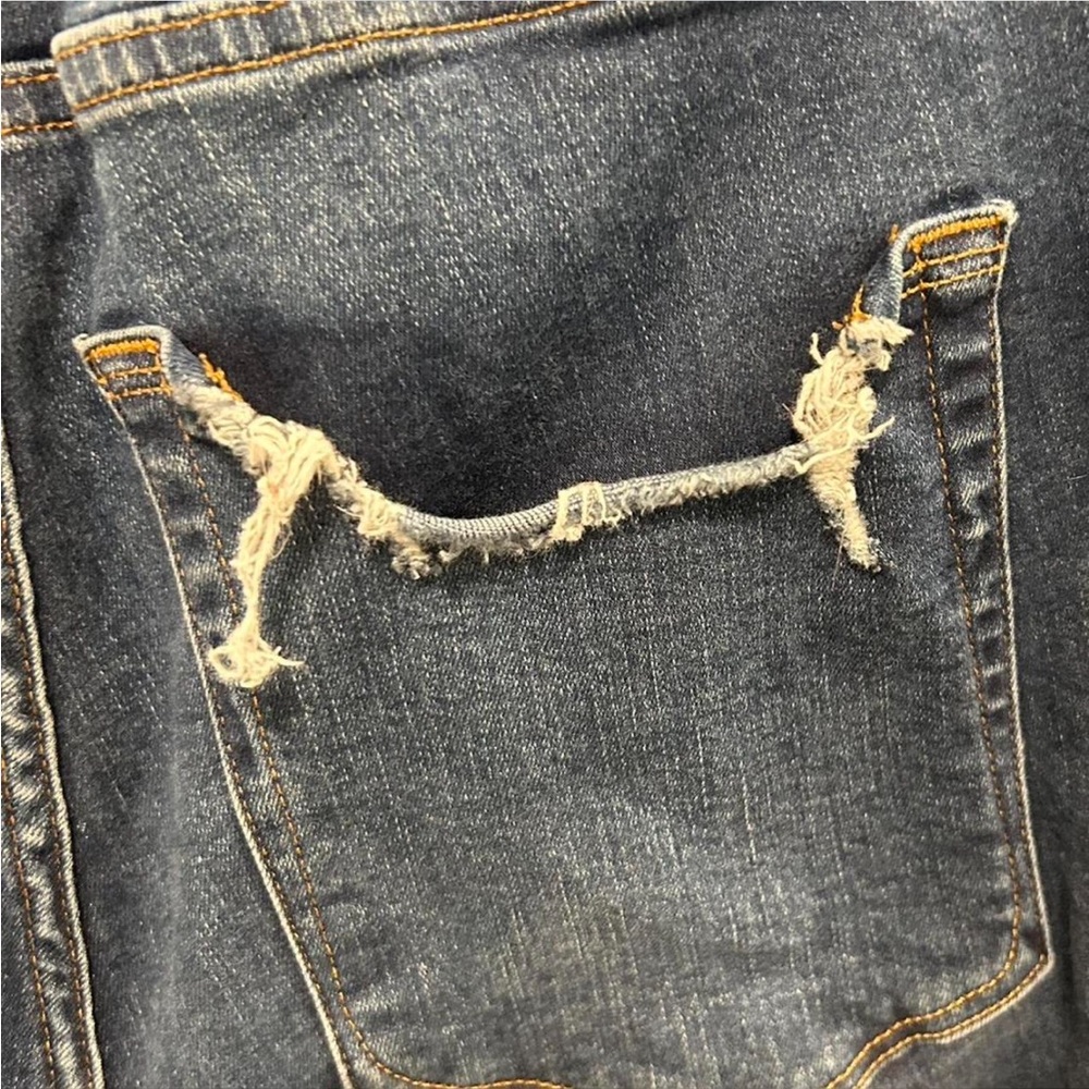 Good American High Rise Skinny Distressed Women Jeans Size 8 - Picture 5 of 7